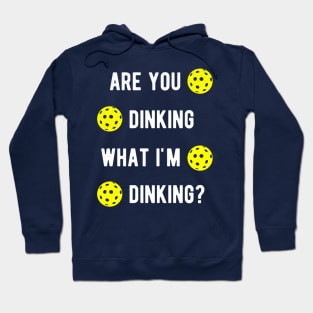 Are You Dinking What I'm Dinking Pickleball Hoodie